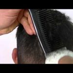 Corte de cabello hombre peinado para atras