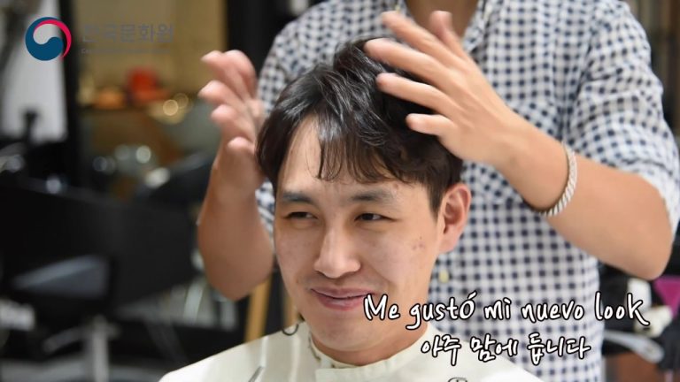 Corte de pelo estilo coreano para hombres