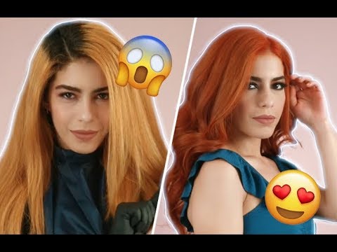 Como teñirse el pelo de naranja